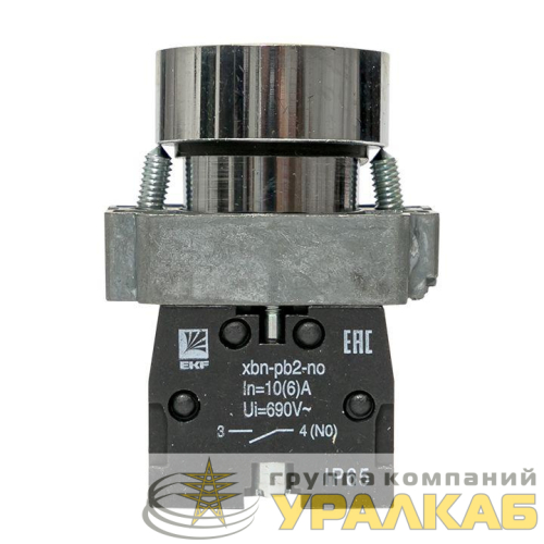 Кнопка BA51 желт. NO IP65 PROxima EKF 