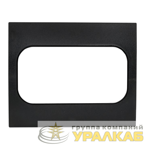 Рамка для розетки 2-м Стокгольм черн. PROxima EKF 
