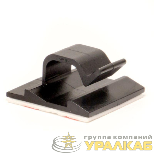 Клипса самоклеящаяся 18.5х18.5 черн. (уп.100шт) DKC 