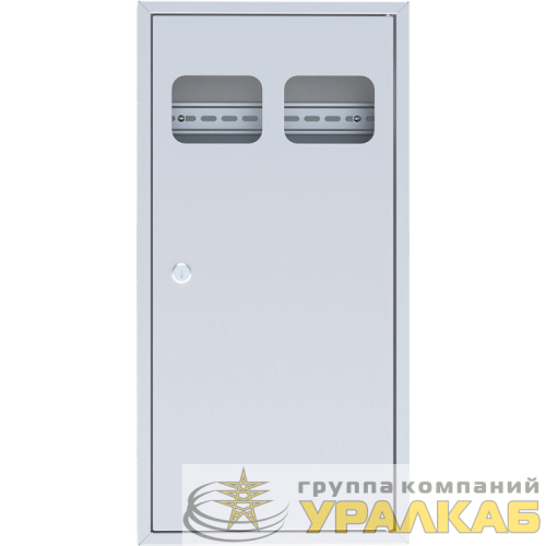 Щит ЯУР на 2 счетчика с двумя DIN-рейками (600х300х150) Basic EKF 