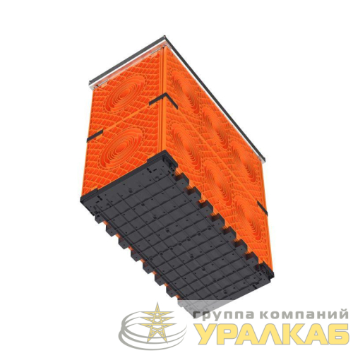 Колодец пластиковый для кабельной канализации с крышкамиF0750х375х750 DKC 