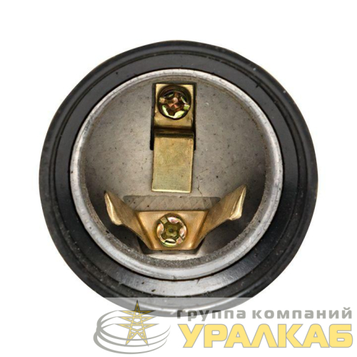 Патрон карболитовый подвесной Е27 черн. (инд. пакет) EKF 