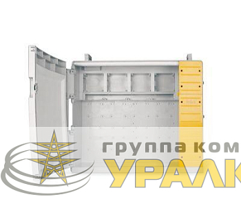 Корпус MBOX5 на 52 модуля 4 поста с основанием 136х125мм и доп. пространством DKC 