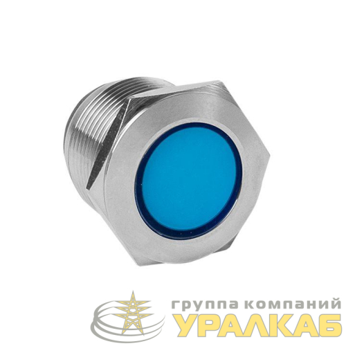 Лампа сигнальная S-Pro67 19мм син. 24В EKF 