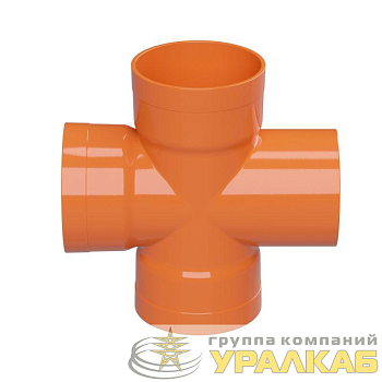 Ответвитель Х-образ. для гофр. двустен. труб 90град. d160 DKC 