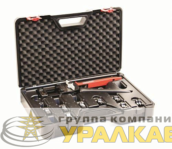Инструмент ручной универс. с адаптером EHC в кейсе cо сменными матрицами 10-120кв.мм DKC 