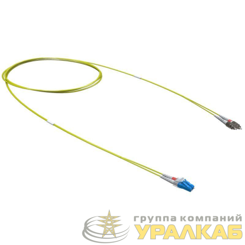 Шнур оптический коммутационный переходной Duplex LC-UPC/FC-UPC 9/125 OS2 20м DKC 