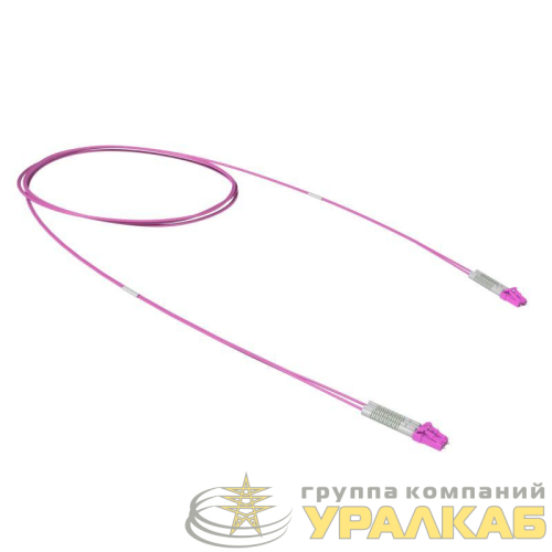 Шнур оптический коммутационный Duplex flexible boot LC/UPC - LC/UPC 50/125 (OM4) 3м DKC 