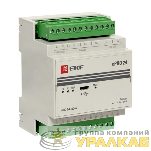 Модуль базовый ePRO удаленного управления 6вх/4вых 230В WiFi PROxima EKF 