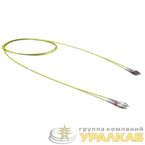 Шнур оптический коммутационный Duplex FC-UPC/FC-UPC 9/125 OS2 10м DKC 