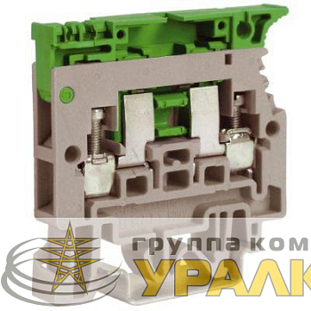 Дежатель предохранителя SFR.4/D3A 4кв.мм; диод 3А беж. DKC 