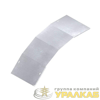 Крышка для угла вертикального внешн. 45град. 100х200 R600 гор. оцинк. DKC 