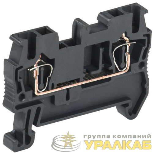 Клемма пружинная КПИ 2в-2.5 31А черн. IEK 