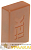 Заглушка КМЗ 40х16 дуб (уп.4шт) ELECOR IEK 