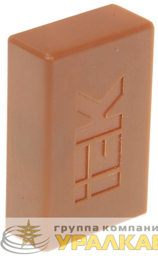 Заглушка КМЗ 40х16 дуб (уп.4шт) ELECOR IEK 