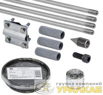 Комплект заземления верт. d16 дл.6м (4х1.5м) оцинк. сталь IEK 