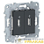 Коннектор-USB 2-м UNICA NEW антрацит SchE 