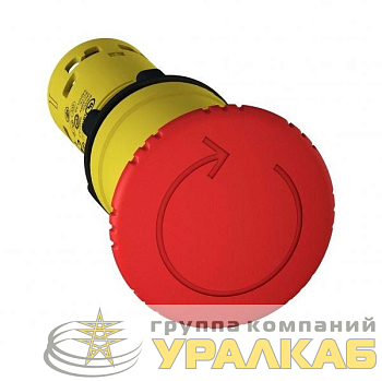 Кнопка аварийной остановки триггерного действия 22мм с возвр. повор. SchE 