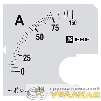 Шкала сменная для A961 75/5А-1.5 PROxima EKF 