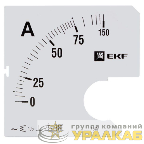 Шкала сменная для A961 75/5А-1.5 PROxima EKF 