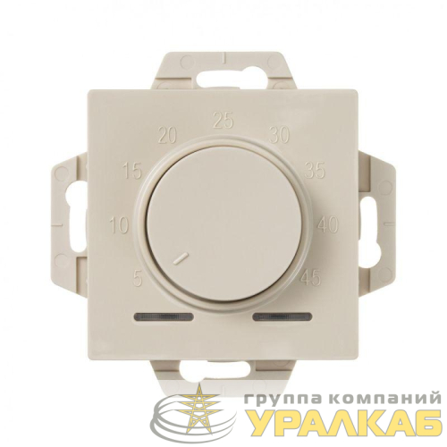 Механизм термостата ATLASDESIGN электрон. теплого пола с датчиком 10А беж. SchE 