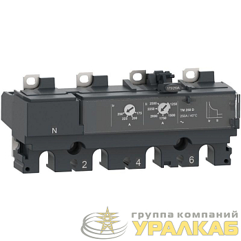 Расцепитель NSX100 AC 4П4Т 80А TMD SchE 