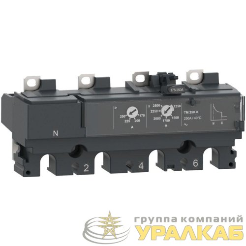 Расцепитель NSX100 AC 4П4Т 80А TMD SchE 