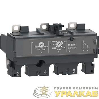 Расцепитель NSX250 AC 3П3Т 200А TMD SchE 