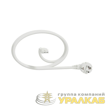 Кабель Unica System+ 3м 2.5кв.мм прямой бел. SchE 