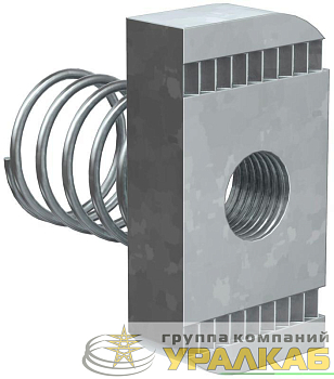 Гайка канальная с пружиной М10х40 (уп.50шт) IEK 