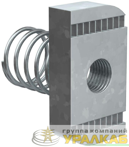 Гайка канальная с пружиной М10х40 (уп.50шт) IEK 