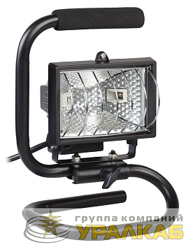 Прожектор FL(ИО) 150П 150Вт R7s IP54 переноска черн. IEK 