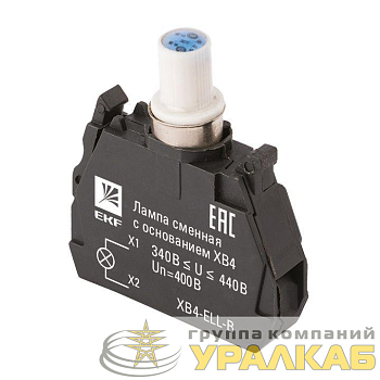 Лампа сменная с основанием XB4 син. 400В PROxima EKF 