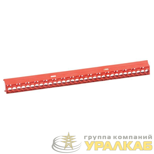 Колпачок изол. 32 отверстия 202мм красн. SchE 