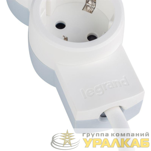 Удлинитель 3х1.5м с заземл. 16А IP20 Стандарт 3х2P+E Leg 