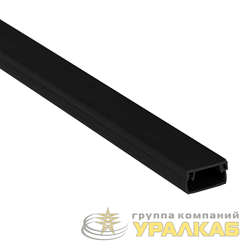 Кабель-канал 16х16 L2000 пластик Plast черн. EKF 