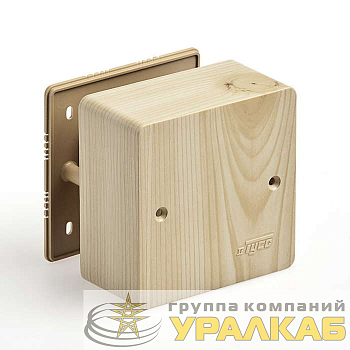 Коробка универсальная для кабель-каналов 85х85х42 сосна (светл. основа) IP40 Ruvinil 