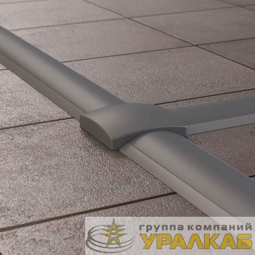 Кабель-канал напольный 50х12 L2000 пластик CSP-F G сер. DKC 