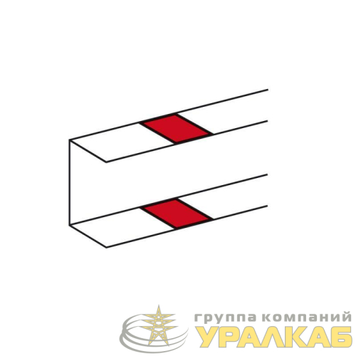 Накладка на стык с защелками Leg 