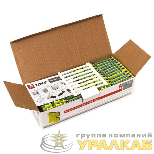 Колодка клеммная EK-4/32 JXB земля EKF 