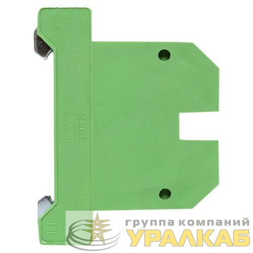 Колодка клеммная EK-4/32 JXB земля EKF 
