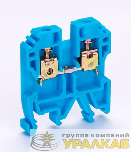 Зажим наборный ЗН-101 4кв.мм син. DEKraft 