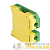 Колодка клеммная ЕК-35/125 JXB земля (аналог БЗН) PROxima EKF 