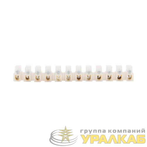 Колодка клеммная винтовая 12х6мм полиэтилен Rexant 