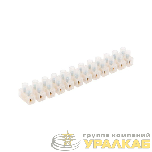 Колодка клеммная винтовая 12х6мм полиэтилен Rexant 