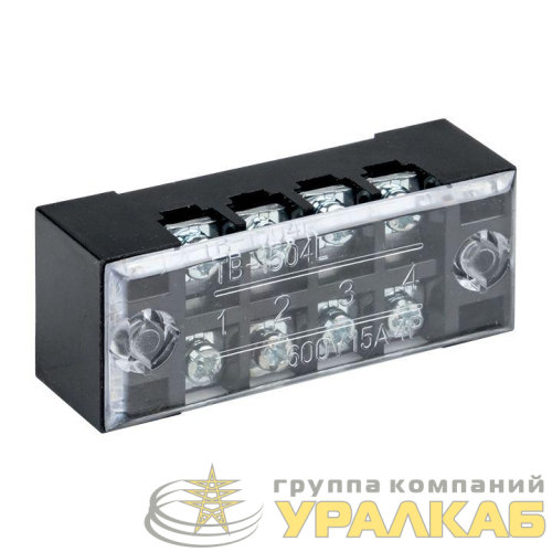 Терминал клеммный TB-1504 до 1.5кв.мм 15А 4 клеммные пары EKF 