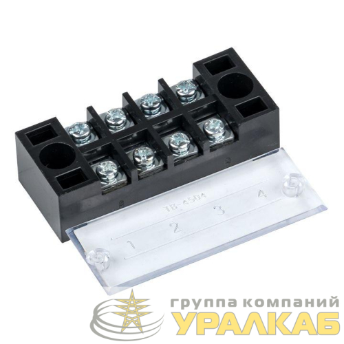 Терминал клеммный TB-4504 до 4.5кв.мм 45А 4 клеммные пары EKF 