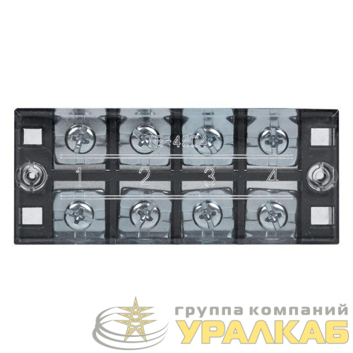 Терминал клеммный TB-4504 до 4.5кв.мм 45А 4 клеммные пары EKF 