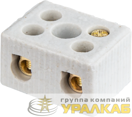 Колодка зажимная винтовая керамическая КЗВ 61 707 NTB-HCR-2-35/WH (уп.40шт) Navigator 