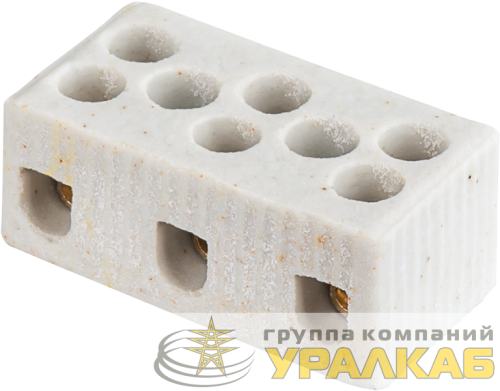 Колодка зажимная винтовая керамическая КЗВ 61 710 NTB-HCR-3-24/WH (уп.20шт) Navigator 